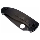 Нож складной карманный с фиксацией Liner lock Spyderco C122GBBKP Tenacious Black Blade 197 мм - изображение 2