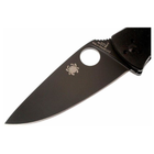 Нож складной карманный с фиксацией Liner lock Spyderco C122GBBKP Tenacious Black Blade 197 мм - изображение 4