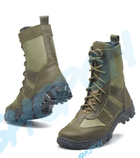 Берцы демисезонные ботинки тактические мужские, натуральна кожа и кордура, размер 41, Bounce ar. TB-0975, цвет хаки - изображение 4