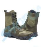 Берцы демисезонные ботинки тактические мужские, натуральна кожа и кордура, размер 45, Bounce ar. TB-0979, цвет хаки - изображение 3