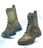 Берцы демисезонные ботинки тактические мужские, натуральна кожа и кордура, размер 45, Bounce ar. TB-0979, цвет хаки - изображение 4