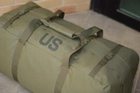 Большой военный тактический баул сумка тактическая US 120 л цвет олива для передислокации - изображение 6
