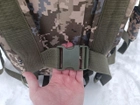 Сумка рюкзак баул 100 літрів військовий ЗСУ тактичний баул колір піксель 3245 - зображення 6