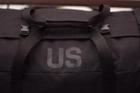Сумка-баул тактична 120 л US армійська військова сумка баул колір чорний для речей ЗСУ - зображення 3