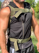 Баул армійський військовий на 100 літрів для ЗСУ тактичний сумка рюкзак похідний речовий колір мультикам для передислокації - зображення 4