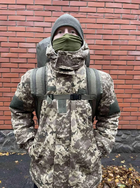 Рюкзак сумка баул 120 літрів ЗСУ військовий баул, баул армійський колір олива піксель - зображення 6