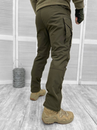 брюки тактичні Mil-Tec зимові 13609 XXL Софт-шел Олива - зображення 3