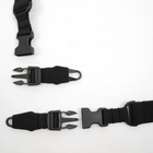 Тактический ремень 2-точечный Kiborg черный для АК, РПК UA - изображение 4