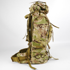 Тактический рюкзак 80 л мультикам тканина Оксфорд 600D UA - изображение 3
