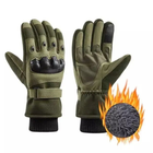 Тактичні зимові рукавички L хакі штурмові - зображення 6