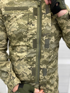 Тактичний військовий костюм Статутний ГОСТ, ( Кітель + Штани ), Камуфляж: Піксель ЗСУ ММ-14, Розмір: 58/5 - зображення 4