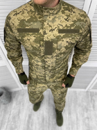 Тактический военный костюм Уставной ГОСТ, ( Китель + Штаны ), Камуфляж: Пиксель ВСУ ММ-14, Размер: 46/3 - изображение 3