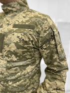 Тактический военный костюм Уставной ГОСТ, ( Китель + Штаны ), Камуфляж: Пиксель ВСУ ММ-14, Размер: 54/4 - изображение 5