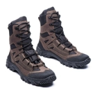 Берці демісезонні черевики тактичні чоловічі, натуральна шкіра та кордура, розмір 42, Bounce ar. ML-0742, колір коричневий - зображення 3