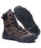 Берці демісезонні черевики тактичні чоловічі, натуральна шкіра та кордура, розмір 44, Bounce ar. ML-0744, колір коричневий - зображення 2