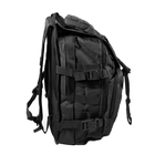 Рюкзак тактический армейский многофункциональный с водонепроницаемой ткани Оксфорд 36л AOKALI Outdoor A18 Черный - изображение 2