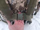 Рюкзак баул 100 литров военный тактический ЗСУ армейский баул цвет Пиксель 3149 - зображення 6