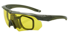 Тактичні окуляри балістичні зі змінними лінзами Khaki - зображення 5