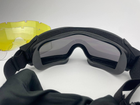 Тактические очки с сменными линзами Black - изображение 3