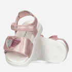 Sandały dziecięce dla dziewczynki Tommy Hilfiger Strass Heart Velcro Sandal T1A2-32752-1367341- 24 Różowe złoto (8052578172629) - obraz 3