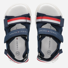 Дитячі сандалії для хлопчика Tommy Hilfiger Stripes Velcro Sandal T1B2-32898-1589800- 30 Сині (8052578176528) - зображення 4