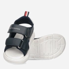 Дитячі сандалії для хлопчика Tommy Hilfiger Flag Velcro Sandal T1B2-32900-1355800- 24 Сині (8052578176641) - зображення 4