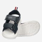 Дитячі сандалії для хлопчика Tommy Hilfiger Flag Velcro Sandal T1B2-32900-1355800- 25 Сині (8052578176658) - зображення 4