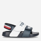 Sandały dziecięce Tommy Hilfiger Logo Velcro Sandal T1B2-32925-1172Y004 29 Blue/White/Red (8052578176870) - obraz 1