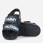 Дитячі сандалії для хлопчика Tommy Hilfiger Logo Velcro Sandal T1B2-32927-1172800- 31 Сині (8052578177259) - зображення 3