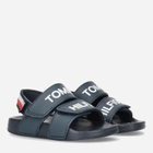 Дитячі сандалії для хлопчика Tommy Hilfiger Logo Velcro Sandal T1B2-32927-1172800- 33 Сині (8052578177273) - зображення 2