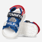 Дитячі сандалії для дівчинки Tommy Hilfiger Logo Velcro Sandal T1X2-32899-1590Y255 29 Сині (8052578179673) - зображення 3