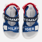 Sandały dziecięce dla dziewczynki Tommy Hilfiger Logo Velcro Sandal T1X2-32899-1590Y255 26 Niebieskie (8052578179642) - obraz 4