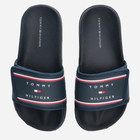 Klapki chłopięce Tommy Hilfiger Maxi Velcro Pool Slide T3B0-32934-1172800- 28 Niebieskie (8052578195000) - obraz 4