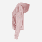 Bluza damska rozpinana streetwear welurowa Fila FAW0225-40024 XS Różowa (4064556334244) - obraz 3