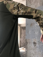Форма демисизонная военная костюм в цвете мультикам S (тактическая рубашка убакс и штаны) униформа мультикам ВСУ - изображение 6