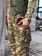 Форма демисизонная военная костюм в цвете мультикам S (тактическая рубашка убакс и штаны) униформа мультикам ВСУ - изображение 8