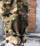 Форма демисизонная военная костюм в цвете мультикам S (тактическая рубашка убакс и штаны) униформа мультикам ВСУ - изображение 9