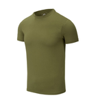 Футболка (Зауженый, Приталенный) T-Shirt Slim Helikon-Tex U.S. Green XXL Мужская тактическая - изображение 1