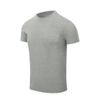 Футболка (Зауженый, Приталенный) T-Shirt Slim Helikon-Tex Grey Melange S Мужская тактическая - изображение 1