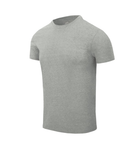 Футболка (Звужений, Приталений) T-Shirt Slim Helikon-Tex Grey Melange S Чоловіча тактична