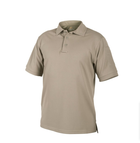 Футболка Ulo Polo Shirt - TopCool Helikon-Tex Khaki L Чоловіча тактична - зображення 1