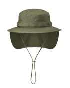 Панама тактична із захистом для шиї Boonie Hat PolyCotton Ripstop Helikon-Tex US Woodland - зображення 2
