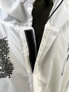 Тактический зимний маскхалат белый маскировочный костюм Клякса размер 2XL белый - изображение 6