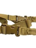 Збройовий підвісний ремінь для зброї з однією точкою кріплення та карабінами Бежевий - зображення 4