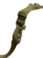 Збройовий підвісний ремінь для зброї з однією точкою кріплення та карабінами Хакі - зображення 7