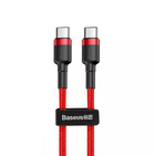 Кабель Baseus CATKLF-G09 Cafule Type-C to Type-C PD 2.0 60W, 1м red