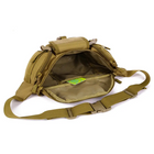 Тактическая сумка на пояс мужская поясная армейская для рыбалки туризма охоты на 5 л 35х17х10 см (474178-Prob) Песочная - изображение 4