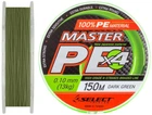 Шнур Select Master PE 150m (темн.-зел.) 0.10мм 13кг (72851) 1870.01.72