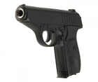 Страйкбольный Пистолет Galaxy G3 Walther PPS металл, пластик стреляет пульками 6 мм Черный - изображение 1