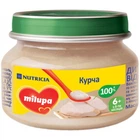 Упаковка м'ясного пюре Milupa Курча з 6 місяців 12 шт. х 80 г (5900852030215)